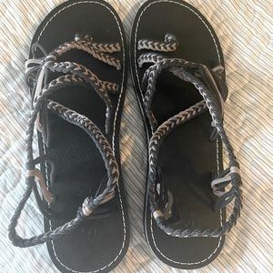 Never Worn Plaka Sandals NWOT